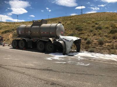 ECSO Respond To Semi Crash That Results In Hazmat Situation