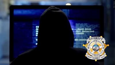 Shadowy Figure with WCSO badge