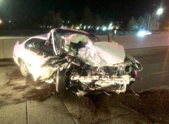Wrong Way Driver on I80 Causes Head on Collision