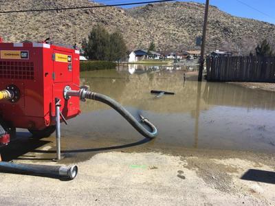 Pumping Floodwater Into Swan Lake