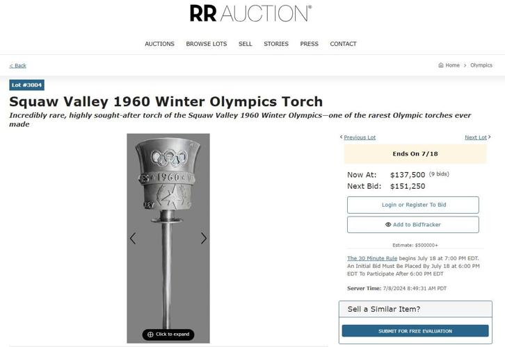 Squaw Valley 1960 Torch