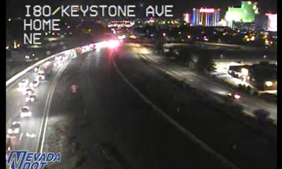 Lane closed on I-80 near Keystone