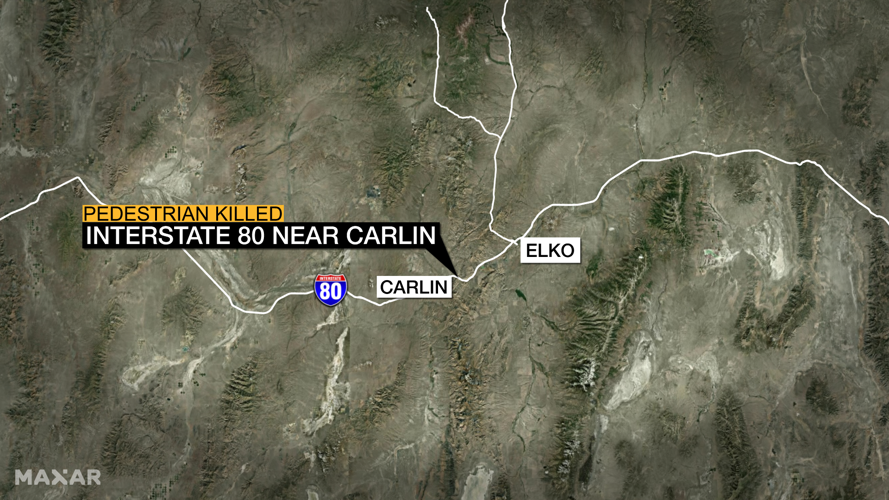 Pedestrian killed after initial crash on IR80 in Carlin