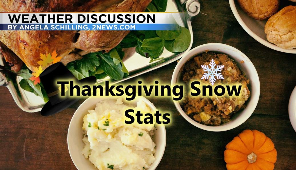Climate Odds of Seeing Snow on Thanksgiving and a More Active Extended