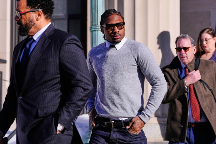 Patriots Diggs Strangulation Charge Football