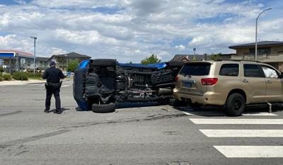 Double R, South Meadows Parkway crash
