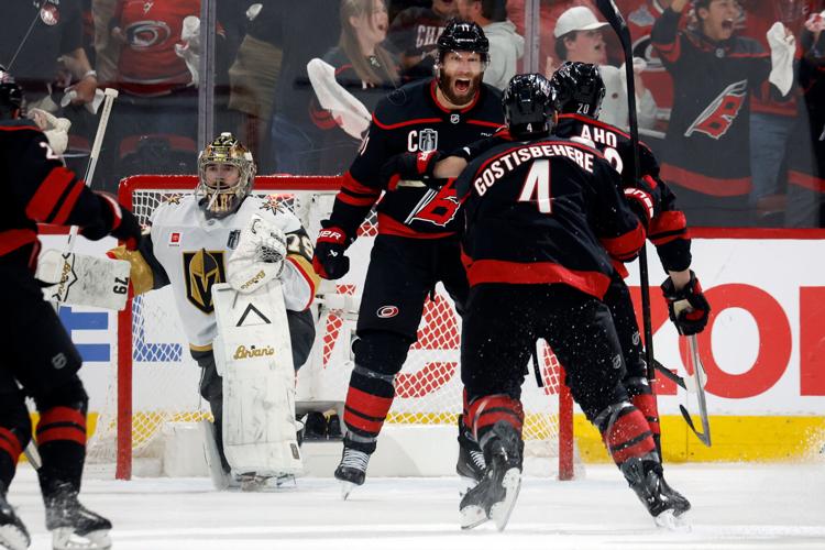 Stanley Cup Golden Knights Hurricanes Hockey