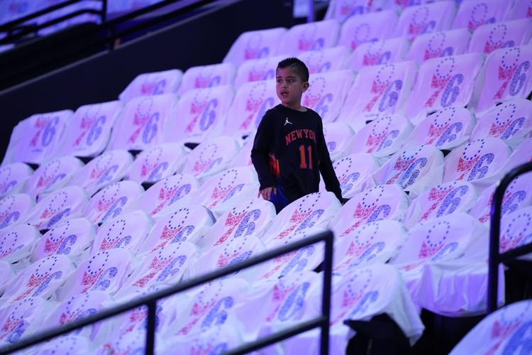 Knicks 76ers Basketball