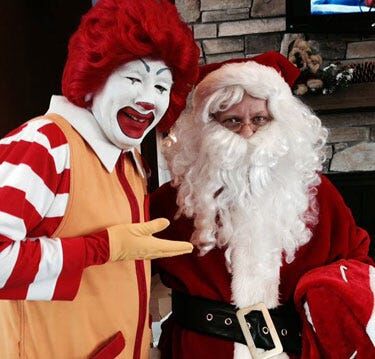 Santa and Ronald McDonald Team Up to Benefit Families