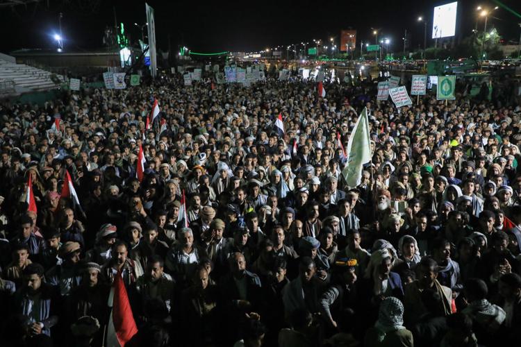 Photos show Houthi rallies, fighters and daily life inside Yemen.