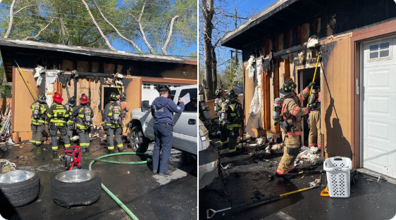 Truckee Meadows Fire & Rescue Carol Drive Garage Fire