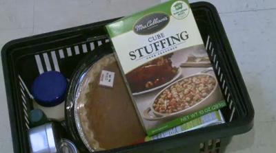 Shopping for Thanksgiving Dinner