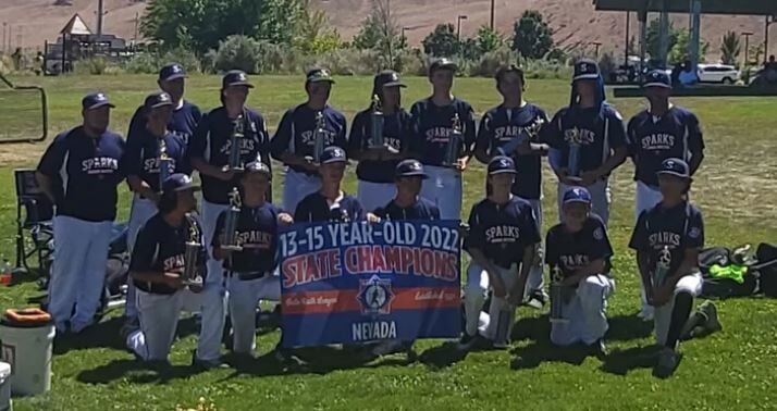 Sparks Babe Ruth 13-15 Year Old State Champions