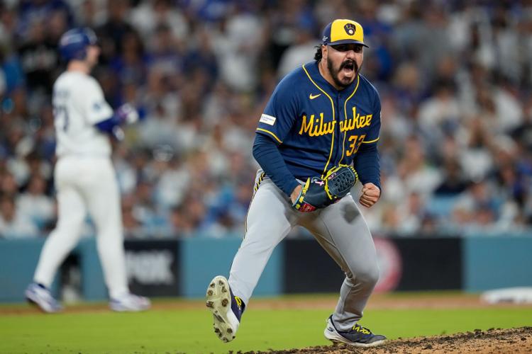 NLCS Brewers Dodgers Baseball