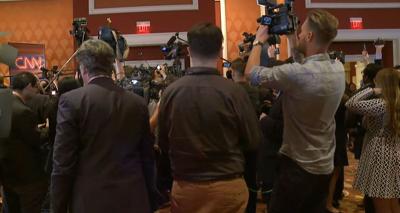 Candidates' Teams Speak to the Media