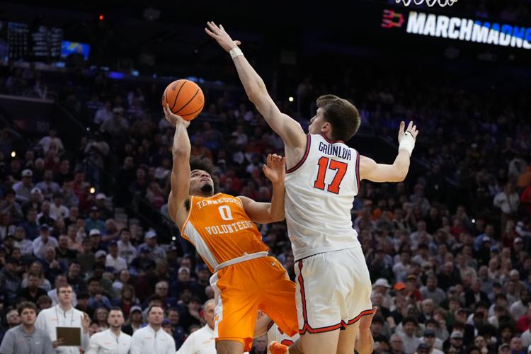 NCAA Tennessee Virginia Basketball