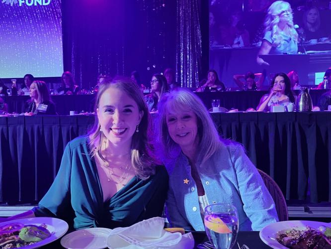 Women of Achievement luncheon: Faith Justis, Dixie Arellano