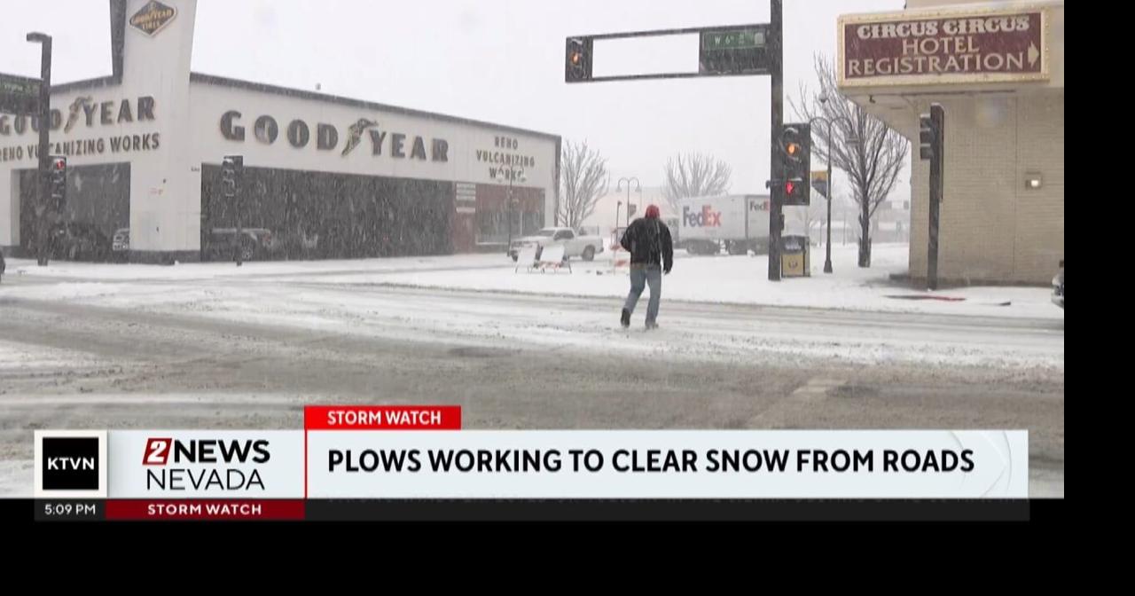 Reno and Sparks crews work to clear roads during winter storm | News ...