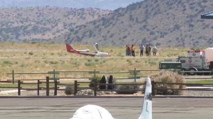 Investigation After Small Plane Goes Off Runway at Reno-Stead Airport
