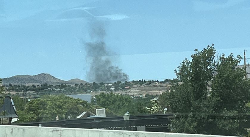 Fire near Clear Acre Lane