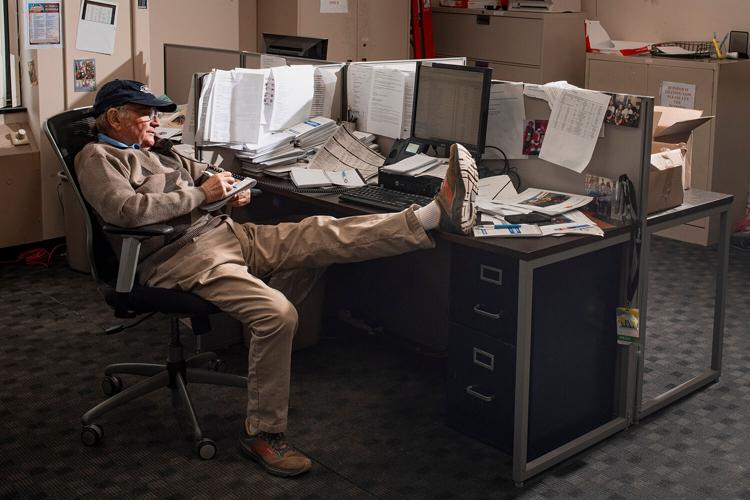 Media Photographing Newsrooms