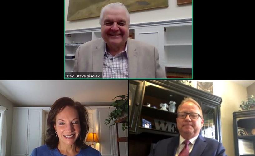 Governor Sisolak Speaks With Vegas Chamber Members in Webinar