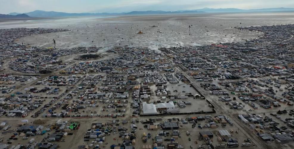 Burning Man aerial