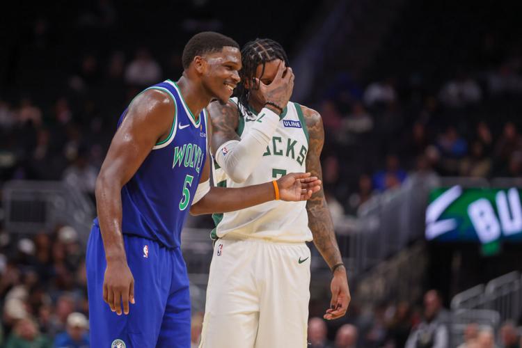 Timberwolves Bucks Basketball