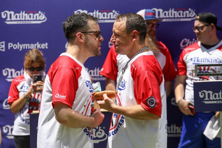 Nathan's Famous Hot Dog Eating Contest Weigh-In Ceremony
