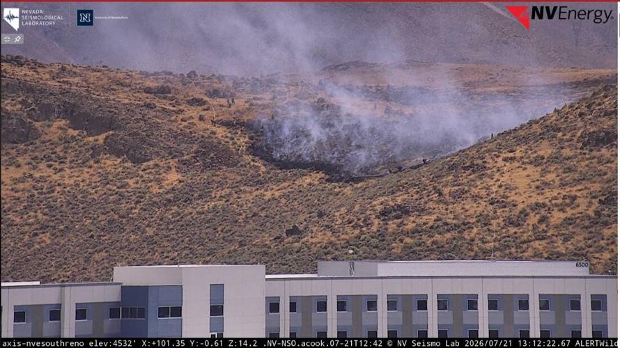Fire crews behind Sierra Medical Center