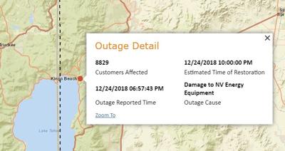 Outage in Incline Village Leaves Nearly 9,000 Without Power