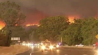 Officials: 23,000 People Displaced by Two Northern California Wildfires