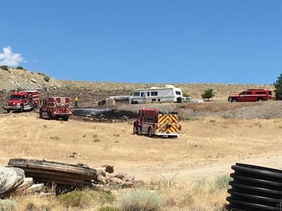 Fire Crews Respond to Small Wildfire in Sun Valley