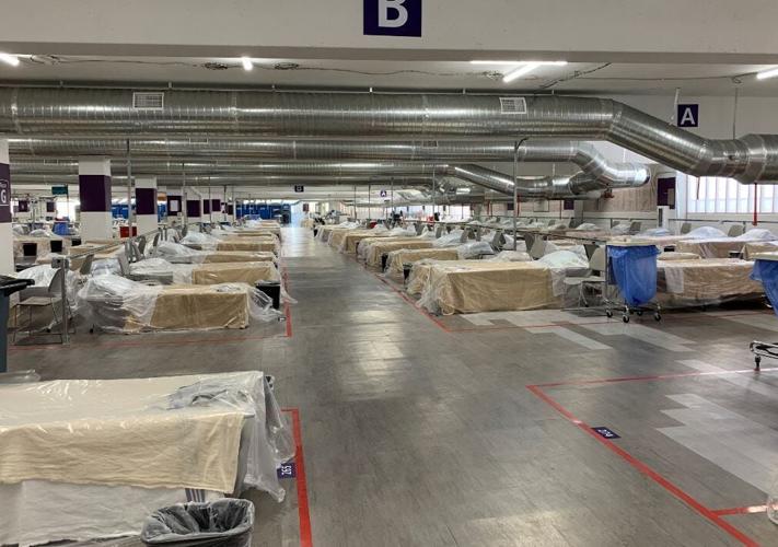 Renown Constructs Temporary Care Site Inside Mill St. Parking Garage