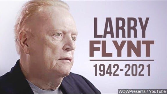 Hustler Magazine Founder Larry Flynt Dies At 78 Of Heart Failure