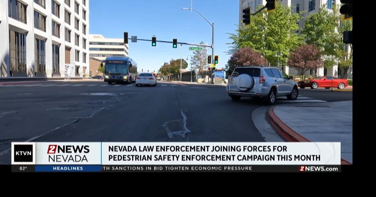Pedestrian safety enforcement campaign