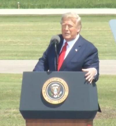 President Trump Counters Biden with Law and Order Message in Midwest