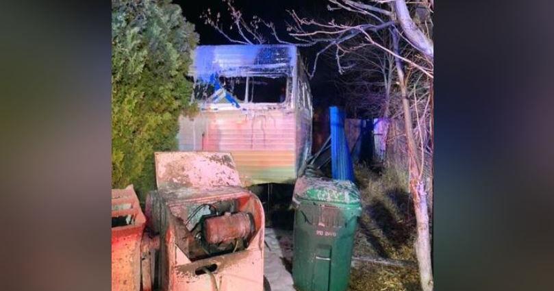 Fire Crews Knock Down Trailer Fire in Sun Valley | News | 2news.com
