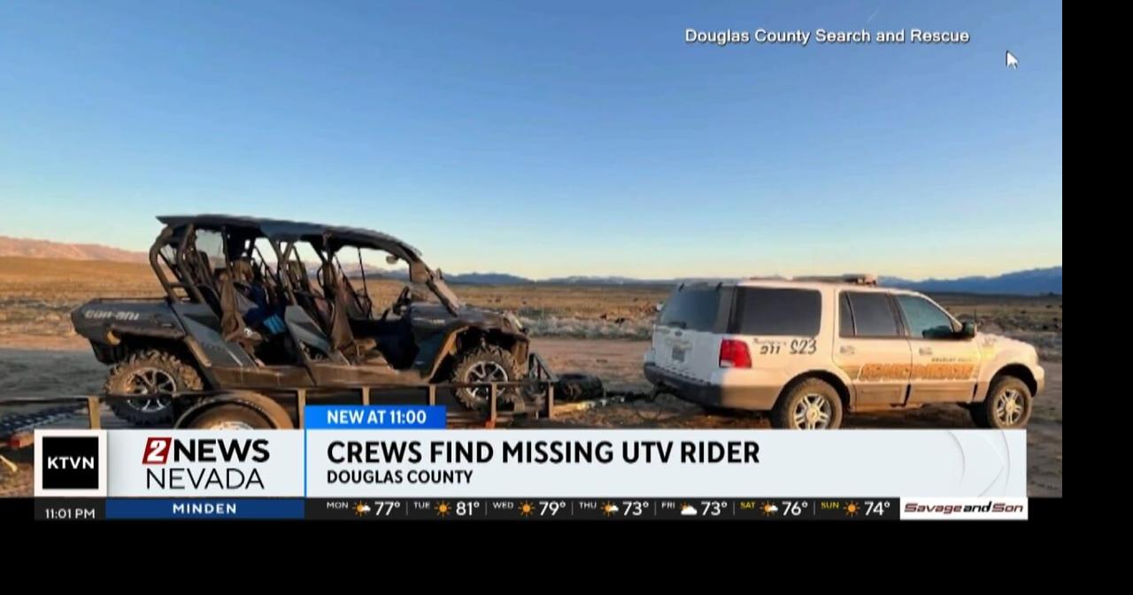 Search and Rescue crews find a missing UTV rider in the Pinenut ...
