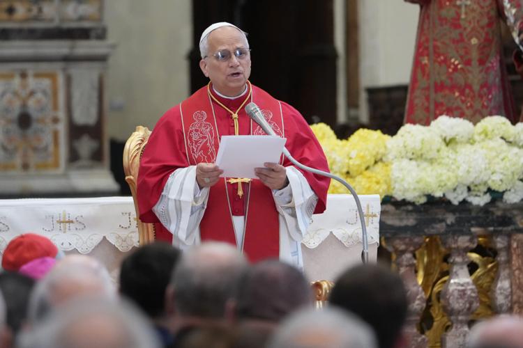 Italy Pope Acerra