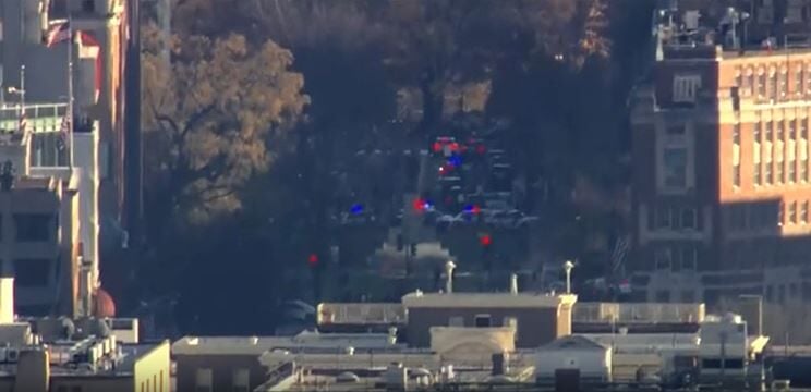 Scene of where National Guard members shot