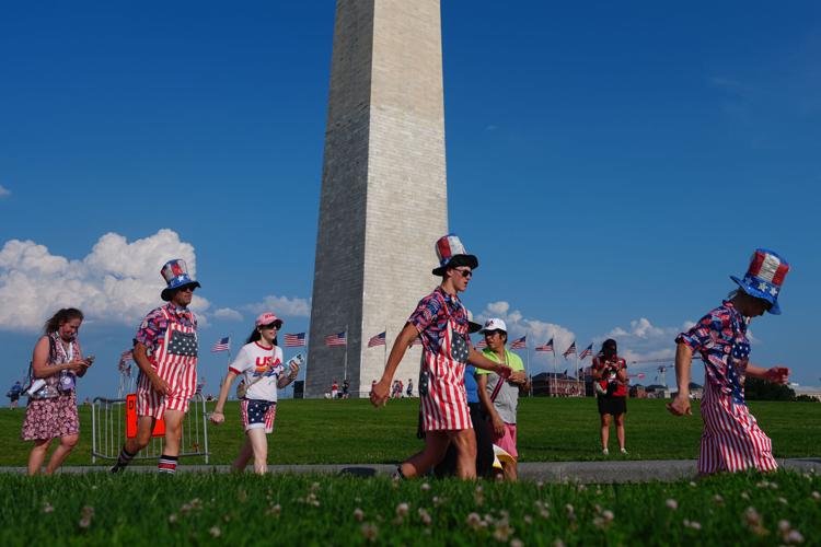 APTOPIX America 250 Independence Day Washington