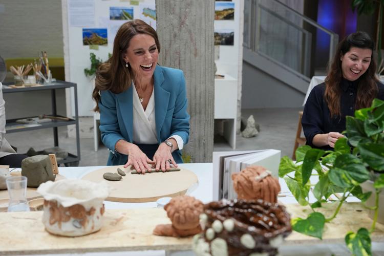 Photos of Kate, the Princess of Wales on her trip to Italy