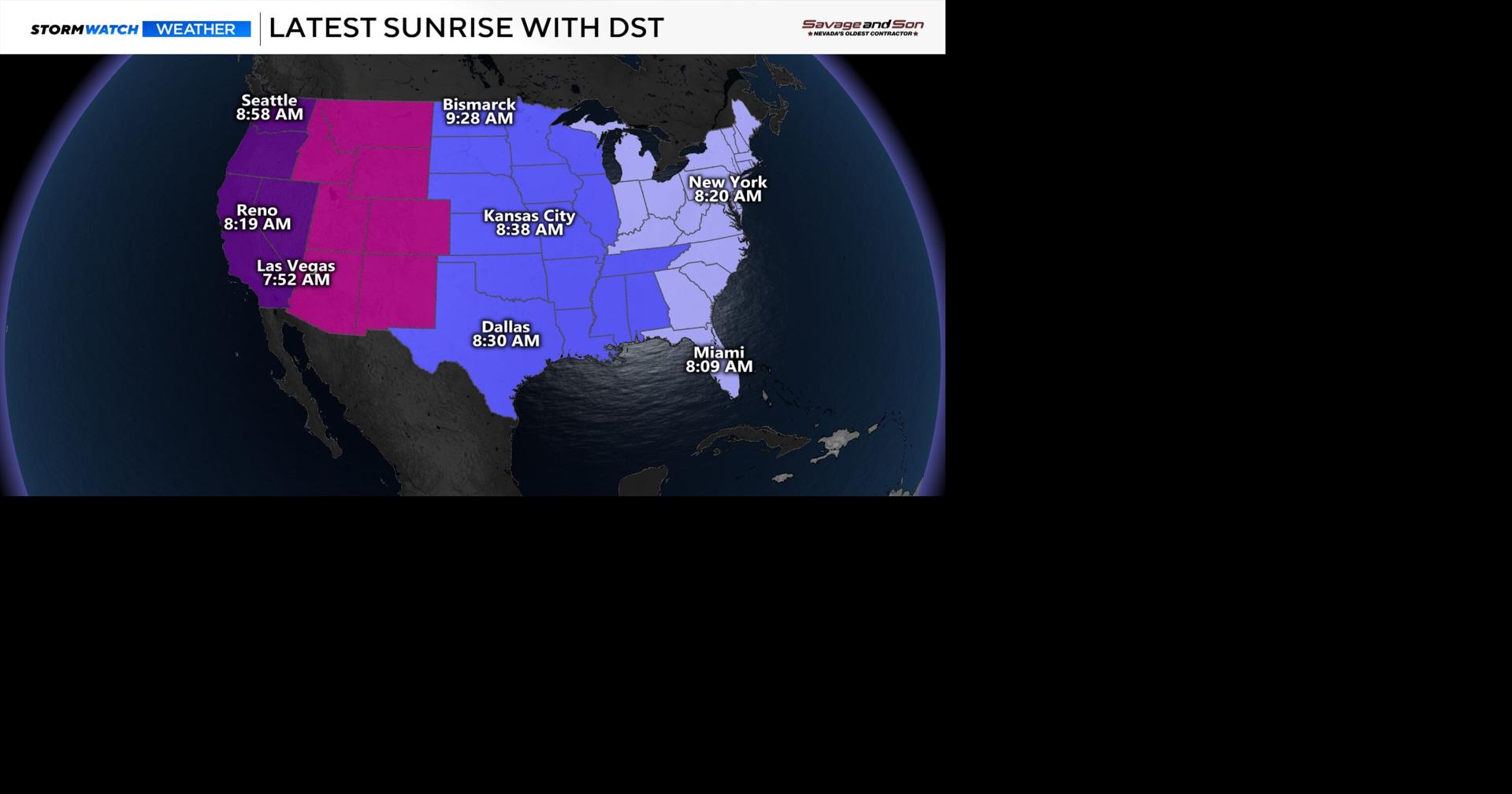 Keeping Daylight Saving Time permanent and sunrise times