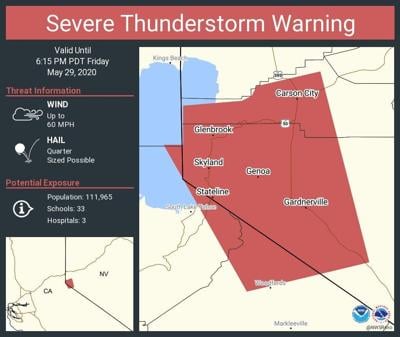 NWS Issues Severe Thunderstorm Warning