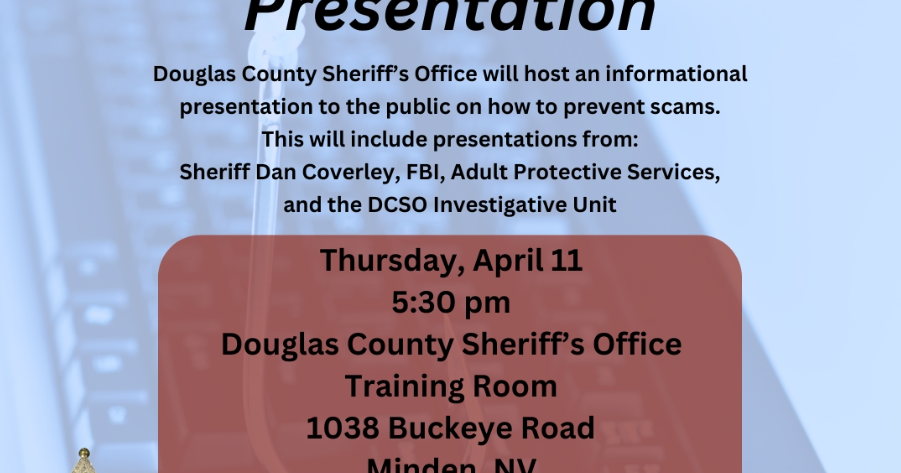 Douglas County Sheriff's Office Hosting Scam Awareness Presentation ...