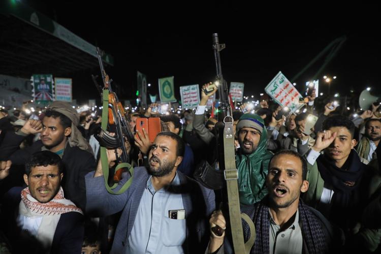 Photos show Houthi rallies, fighters and daily life inside Yemen.