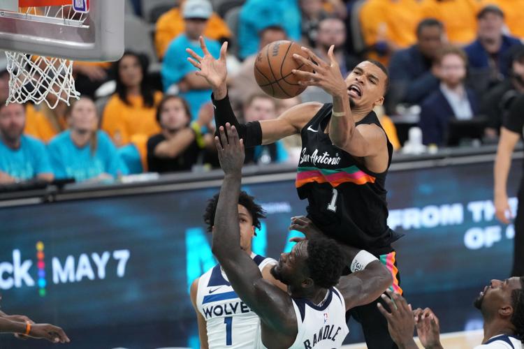 Timberwolves Spurs Basketball