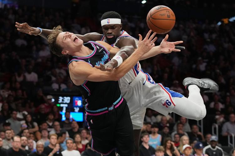 APTOPIX 76ers Heat Basketball