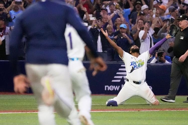 APTOPIX ALCS Guardians Rays Baseball